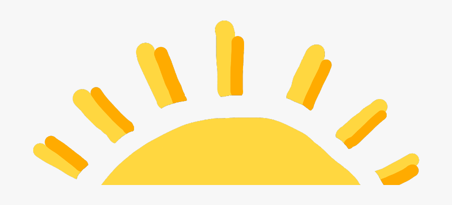 Yellow Sunriese Drawing - Instagram Şerit, Transparent Clipart
