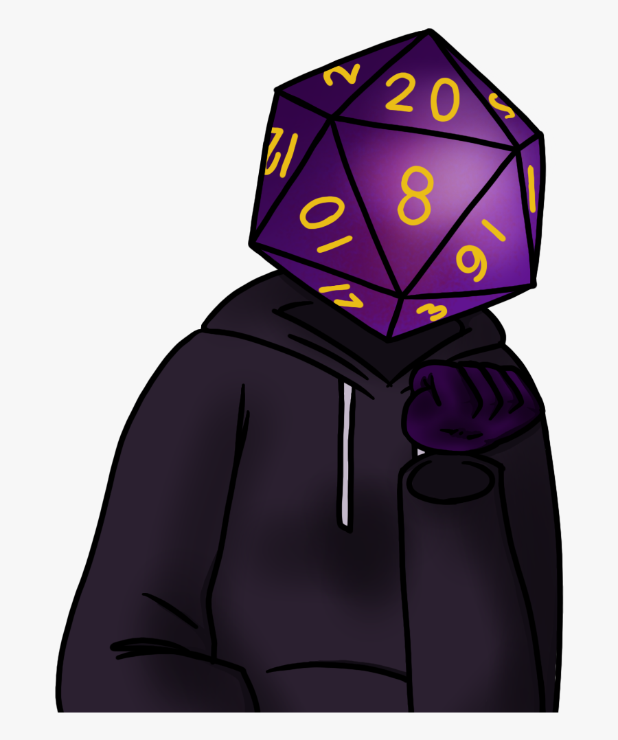 D20 Head, Transparent Clipart