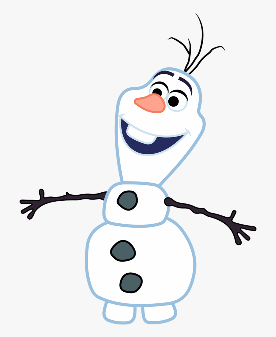 Snowman Cute Little Olaf Cartoon Drawing Anna - Warm Hugs Olaf, Transparent Clipart