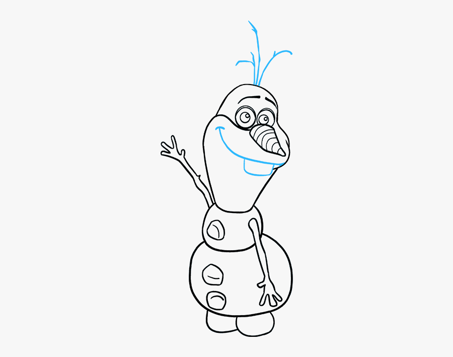 How To Draw Olaf, Transparent Clipart