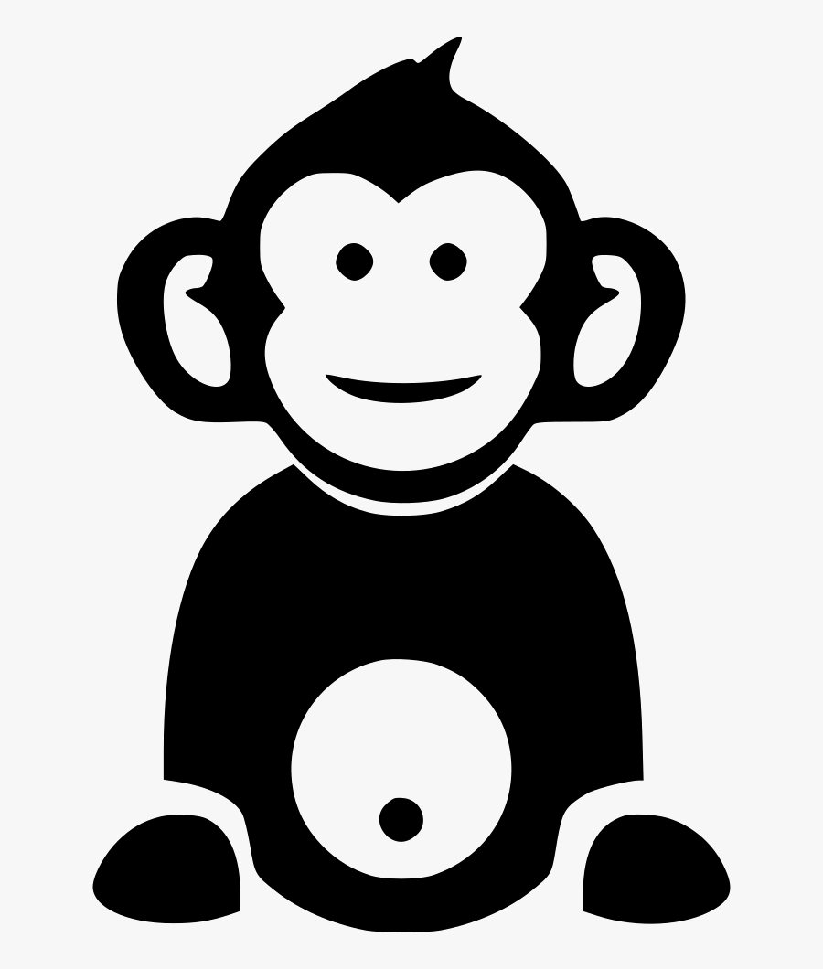 Monkey Baby Child Smile - Kids Monkey Svg, Transparent Clipart