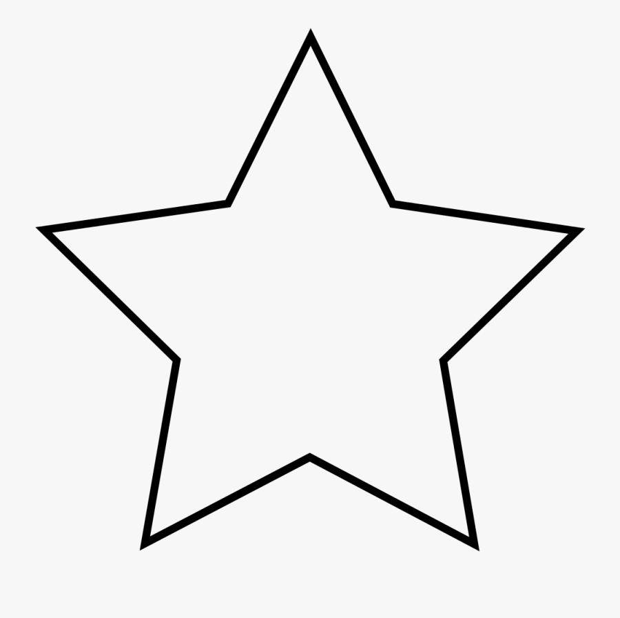 Good Article Star - Blue Star Outline Png, Transparent Clipart