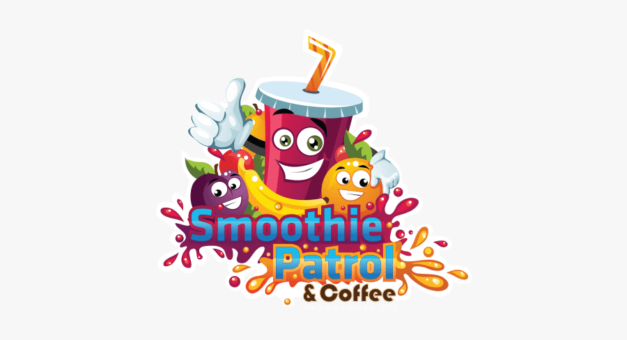 Smoothie Patrol Logo, Transparent Clipart