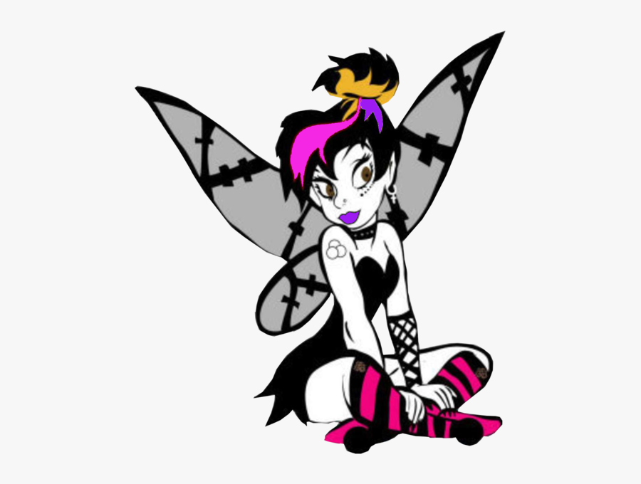 Punk Tinkerbell, Transparent Clipart