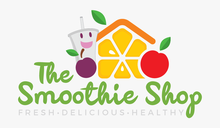Smoothie Shop Logo - Graphic Design, Transparent Clipart