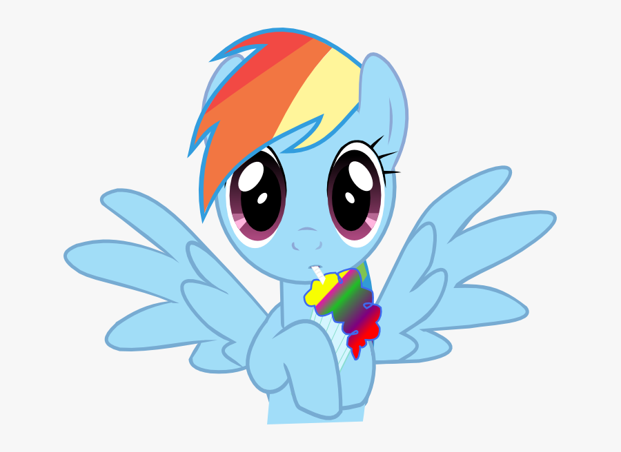 Rainbow Dash Smile Face, Transparent Clipart