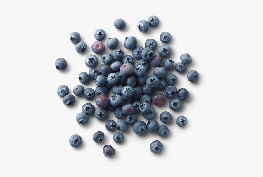A Handful Of Cascadian Farm Blueberries Scattered On - Seedless Fruit, Transparent Clipart