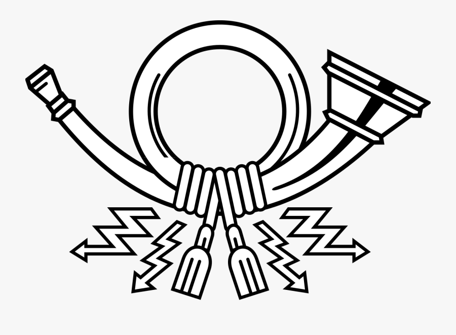 Horn Of German Post - Post Horn, Transparent Clipart