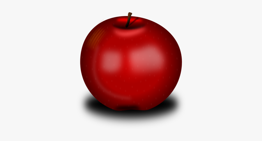 Red Apple Svg Clip Arts, Transparent Clipart