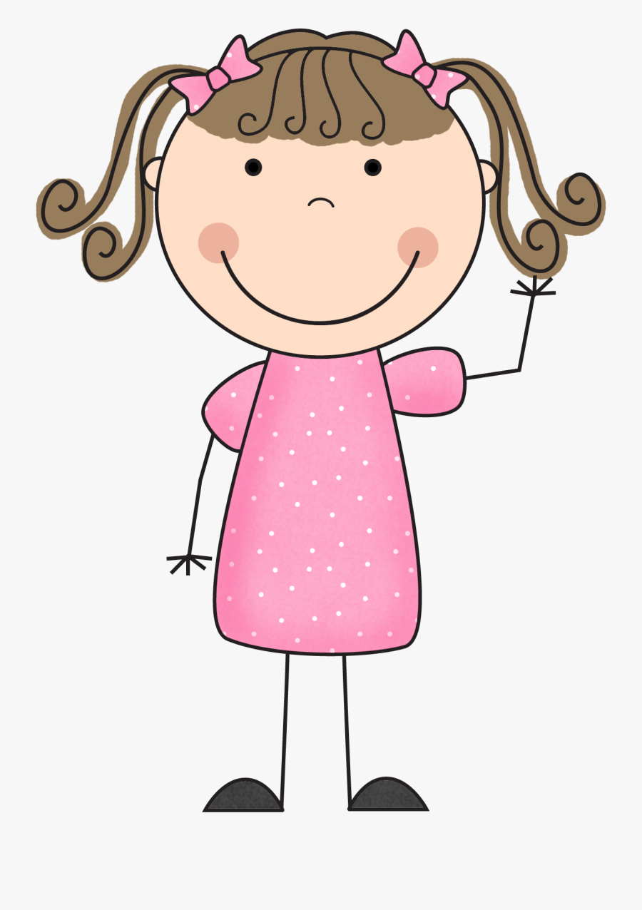 Family Clipart Charley Franzwa - Scrappin Doodles Clip Art Girl, Transparent Clipart