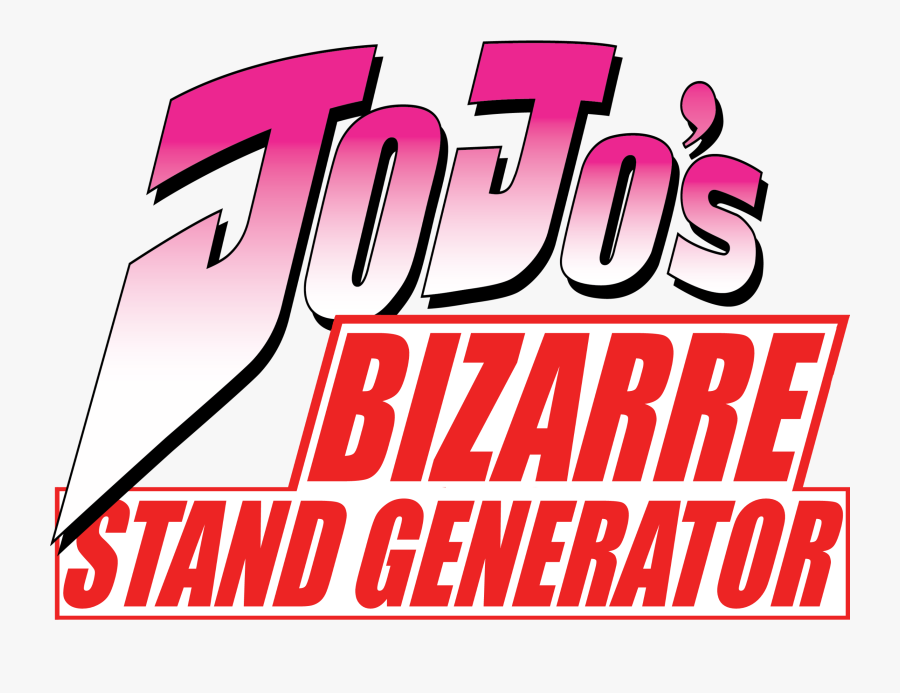 Jojo S Bizarre Stand Jojo S Bizarre Adventure Logo Generator