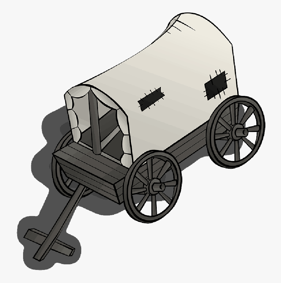 Transparent Covered Wagon Png - Caravan Clip Art, Transparent Clipart
