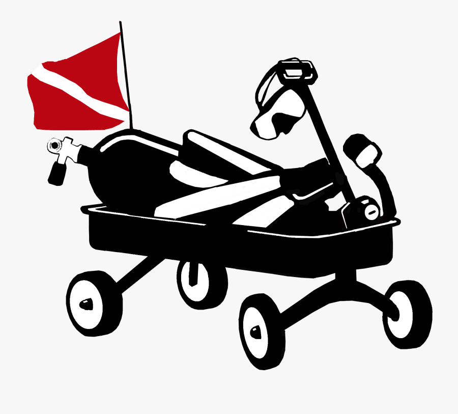 The Dive Wagon - Illustration, Transparent Clipart