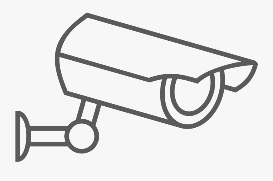 Noun Cctv 1407970 1a1a1a - Drawing, Transparent Clipart