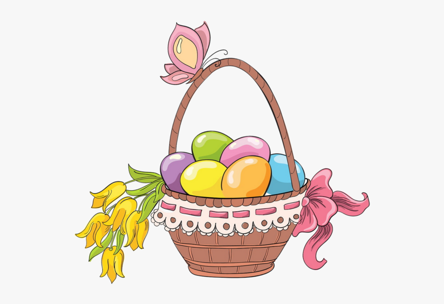 Transparent Gift Basket Clipart - Drawing A Cat In A Basket, Transparent Clipart