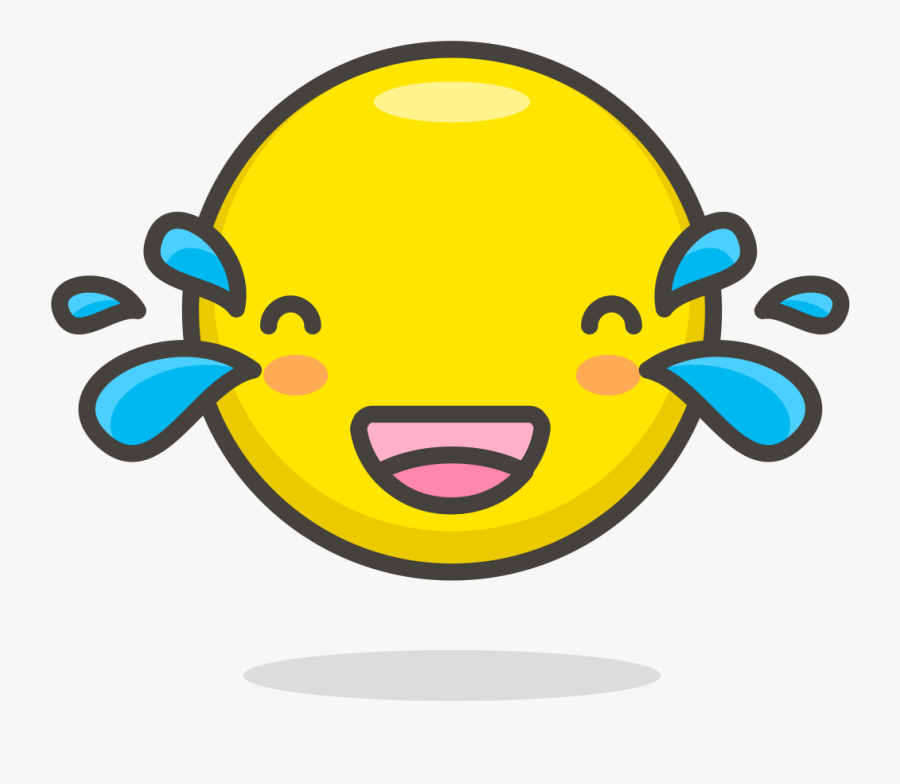 003 Face With Tears Of Joy - Icon Air Mata, Transparent Clipart