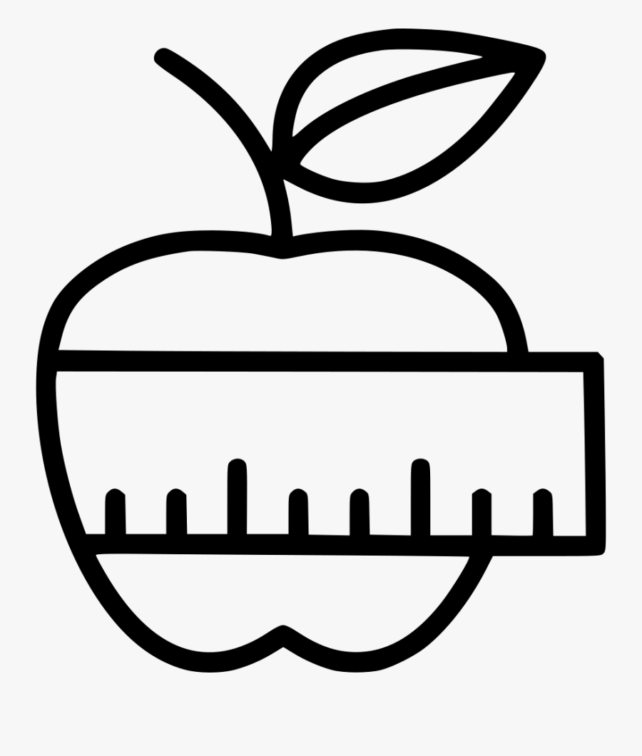 Apple Measuring Tape Comments, Transparent Clipart