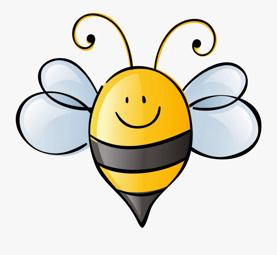 Bee Insert Clipart Transparent Png - Cute Bee Clip Art, Transparent Clipart
