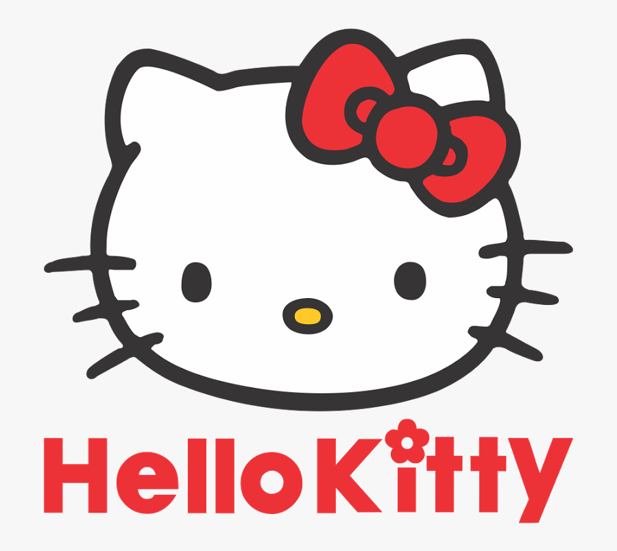 Hello Kitty Face Vector, Transparent Clipart