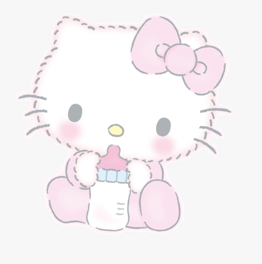 #baby #hello Kitty #hellokitty #hellokittysticker #kitty - Baby Hello Kitty Clipart, Transparent Clipart