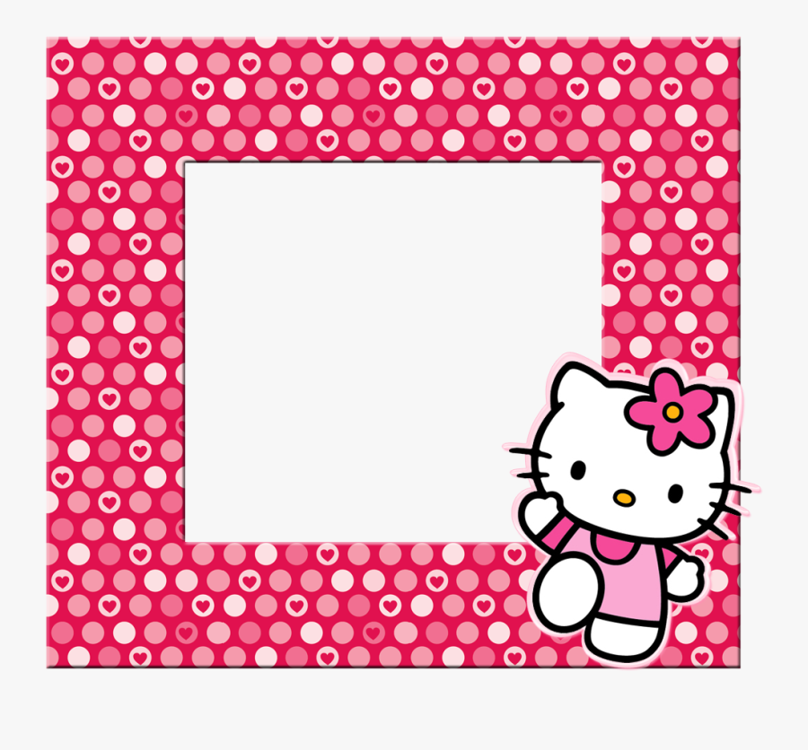 Borders, Images And Backgrounds - Hello Kitty Background Design, Transparent Clipart