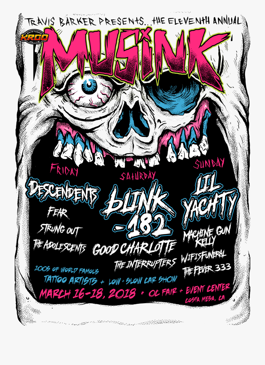 Musink Festival 2018, Transparent Clipart