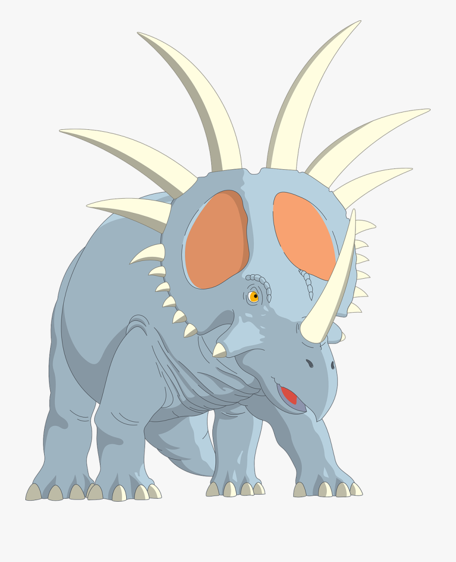 Be A Managing Distractions Dinosaur - Styracosaurus Clipart, Transparent Clipart