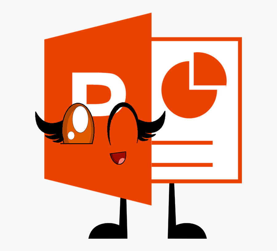 Powerpoint Is A Female Microsoft Office Application - Microsoft Powerpoint Logo Gif, Transparent Clipart