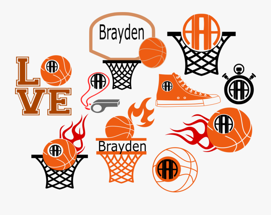 Basketball Clipart Cricut - Basketball Free Svg, Transparent Clipart