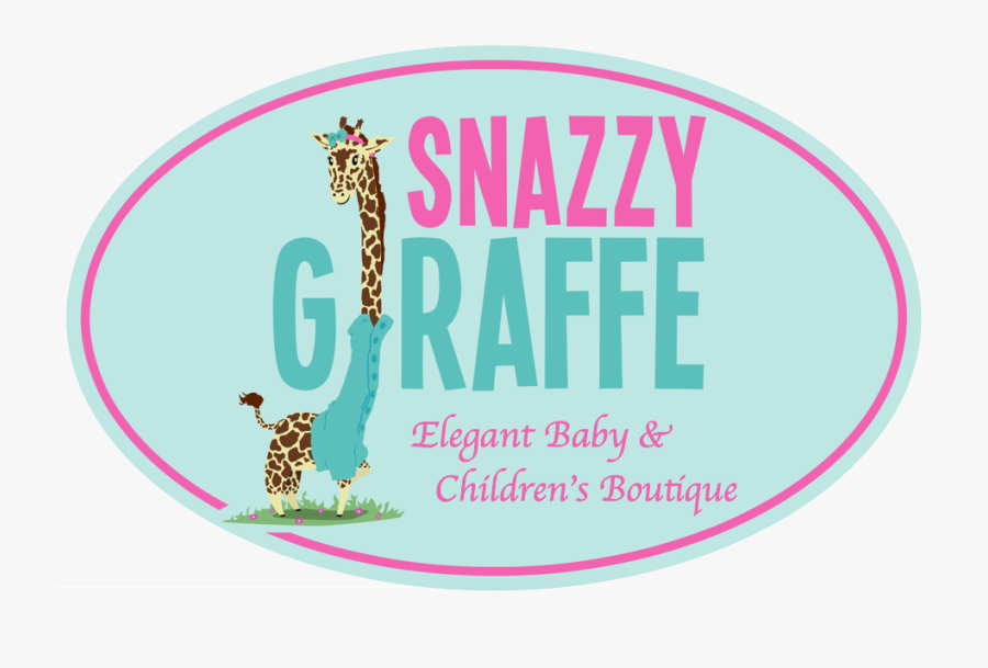Snazzy Giraffe - Graphic Design, Transparent Clipart