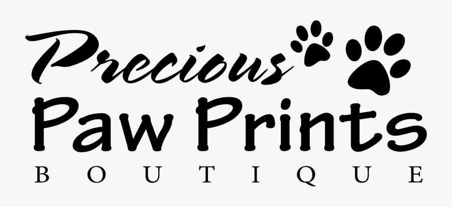 Precious Paw Prints Boutique - Calligraphy, Transparent Clipart