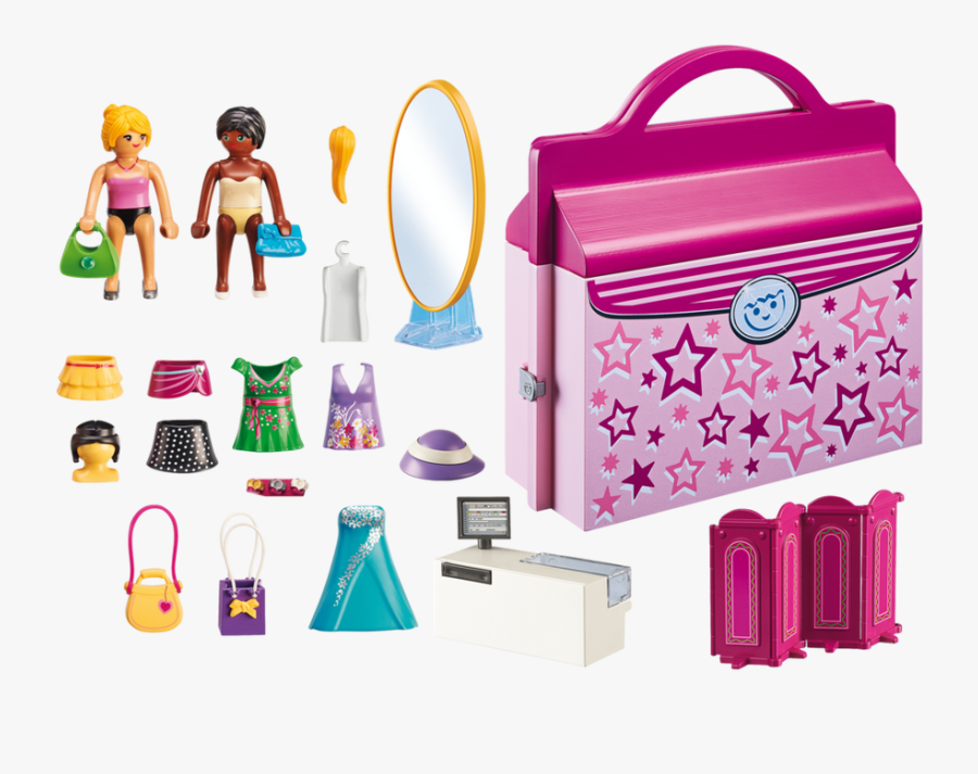 Transparent Clothing Boutique Clipart - Fashion Girl Playmobil, Transparent Clipart