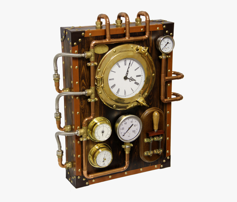 Berniscervera Wall Clock - Steampunk Clock, Transparent Clipart