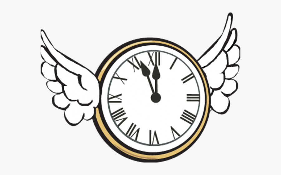 Transparent Wall Clock Clipart - Time Flies Clip Art, Transparent Clipart