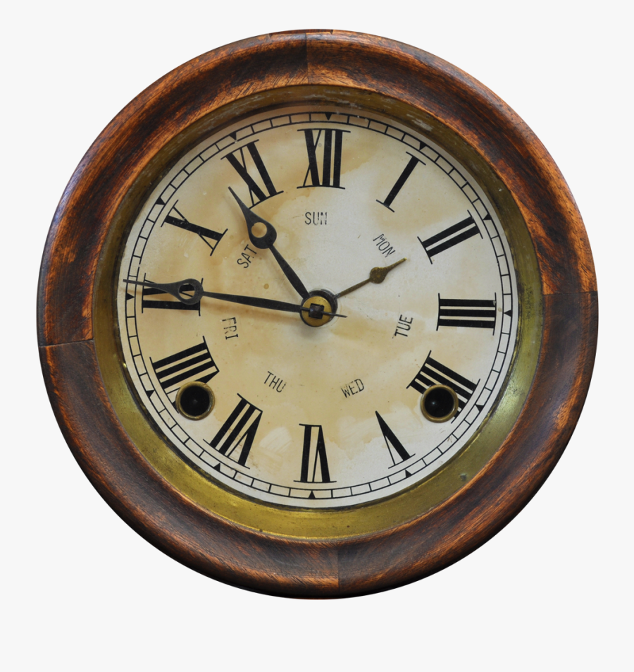 Antique Clock Png, Transparent Clipart