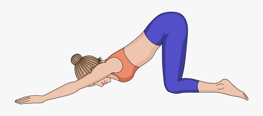 Exercise Clipart Flexibility Exercise - 8 Uttana Shishosana, Transparent Clipart