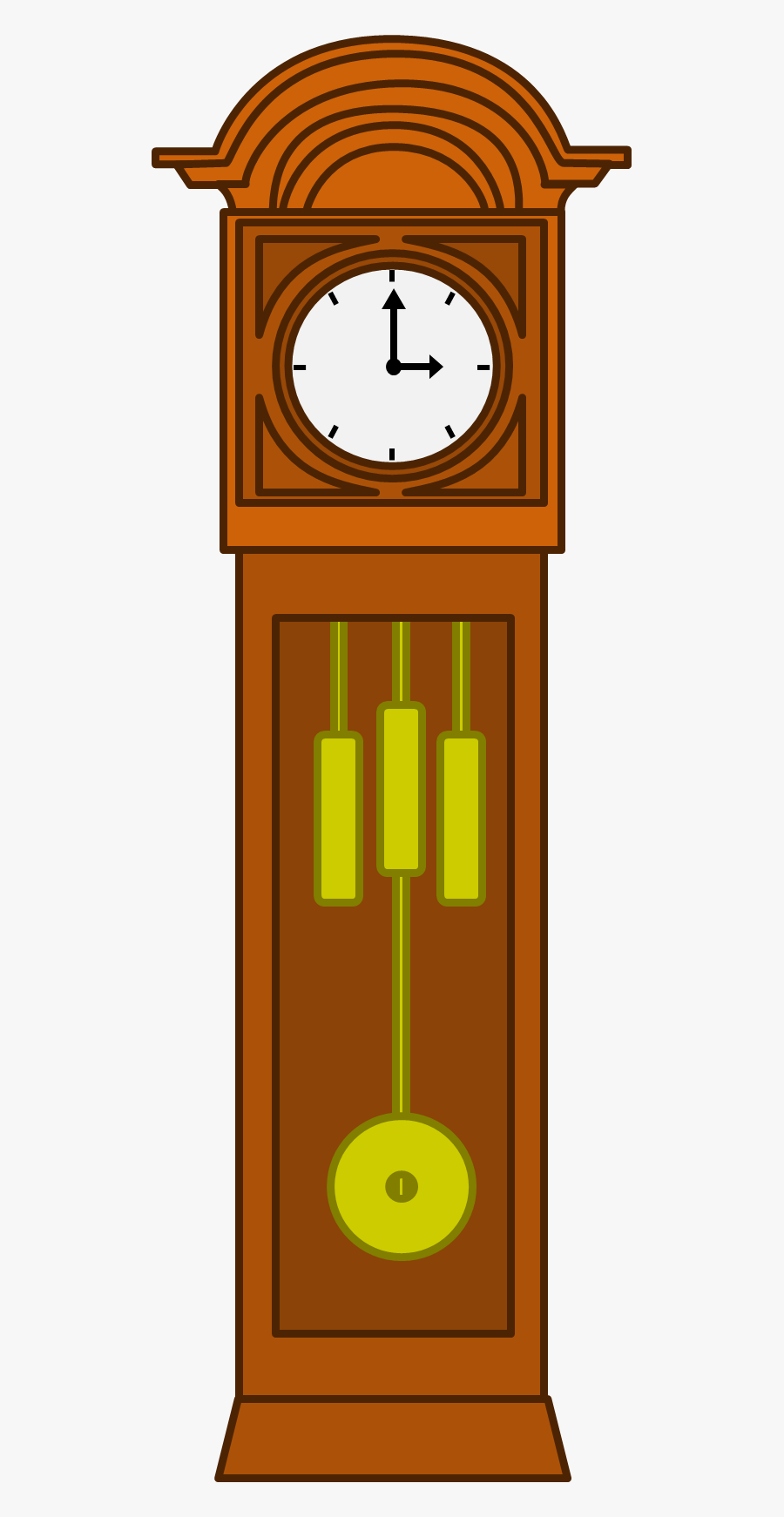Floor Grandfather Clocks Thumbnail - Plank, Transparent Clipart