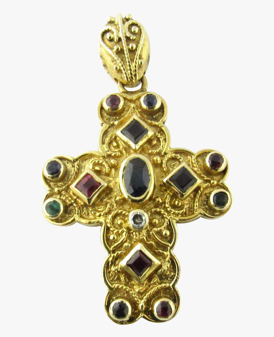 Transparent Decorative Cross Clipart - Pendant, Transparent Clipart