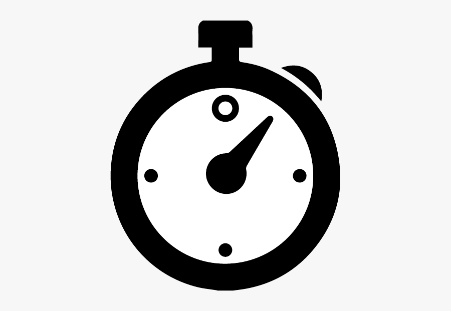 Stopwatch Icon Vector Art, Transparent Clipart