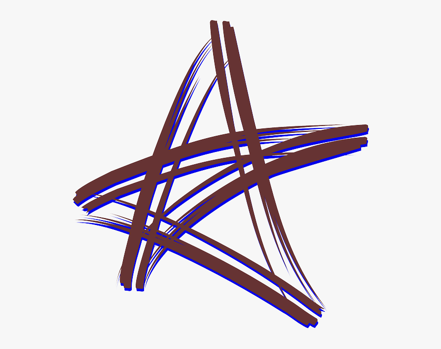 Transparent Gold Stars Png - Star Brush Png, Transparent Clipart