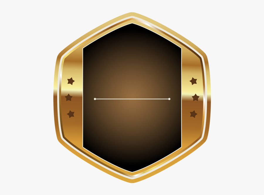 White Label With Gold Banner Png, Transparent Clipart