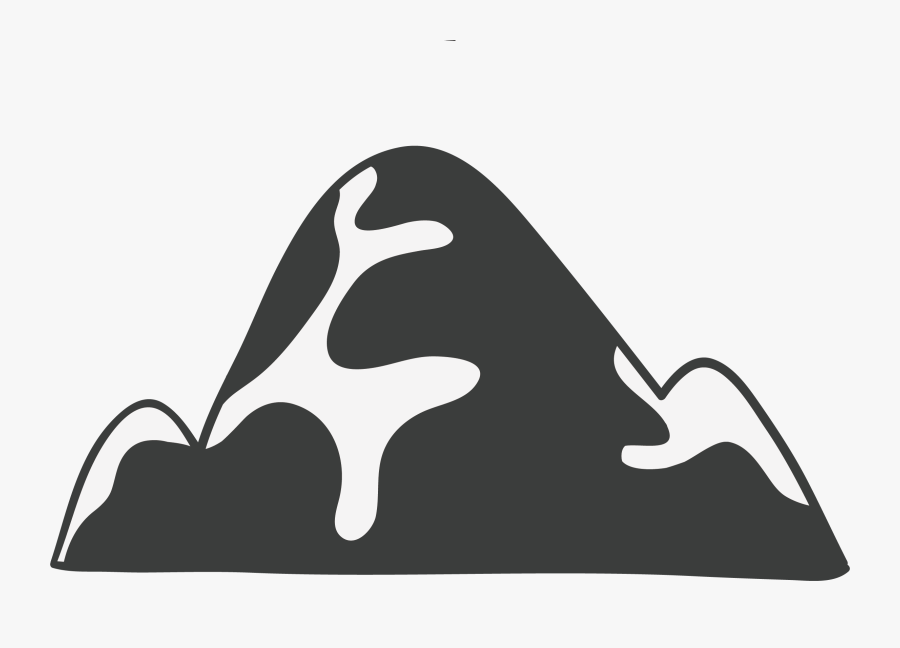 Silhouette At Getdrawings Com - Silueta Montaña Montserrat, Transparent Clipart