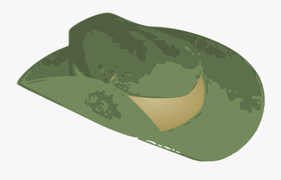 Hat Tip Snowman Clipart, Vector Clip Art Online, Royalty - Anzac Green Slouch Hat, Transparent Clipart