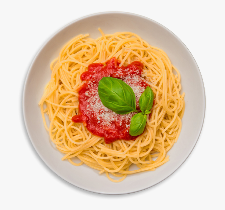Pasta, Spaghetti And Meat Sauce - Spaghetti In Plate Png, Transparent Clipart