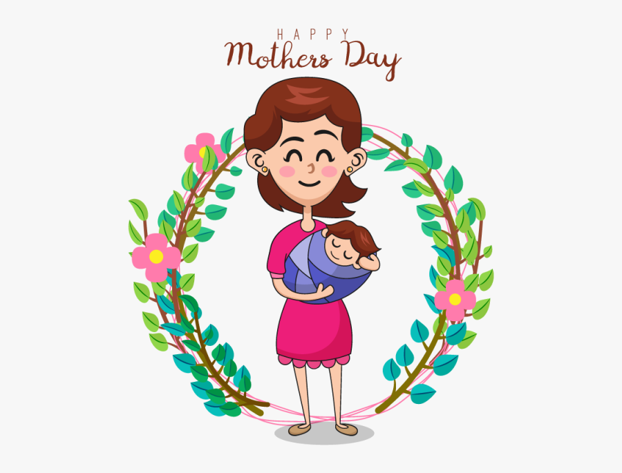 Transparent Happy Mother"s Day Clipart - Happy Mother Day 2019 Cartoon, Transparent Clipart