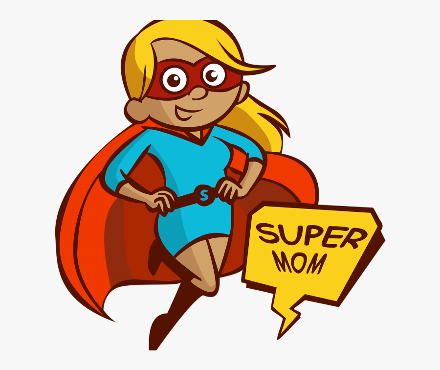 Super Mom Clip Art, Transparent Clipart