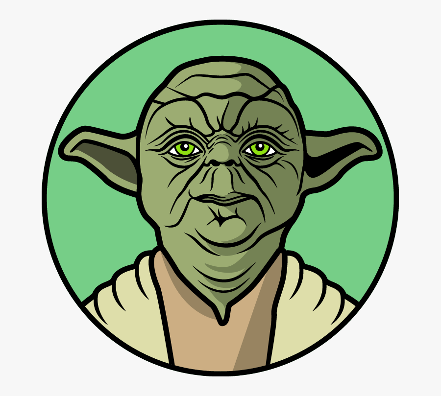 Star Wars Cartoon Faces, Transparent Clipart