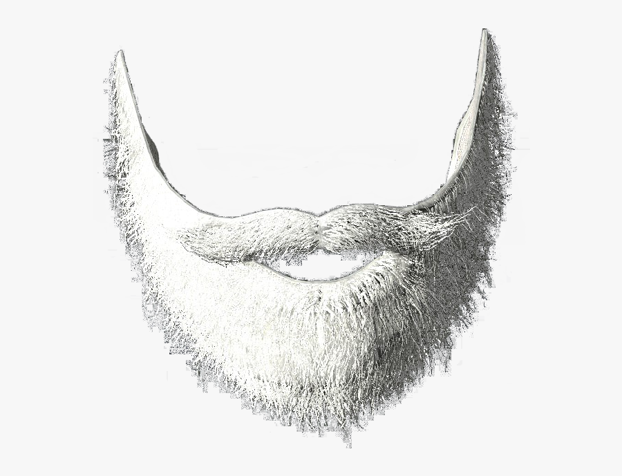 White Beard Png - White Hair Beard Png, Transparent Clipart