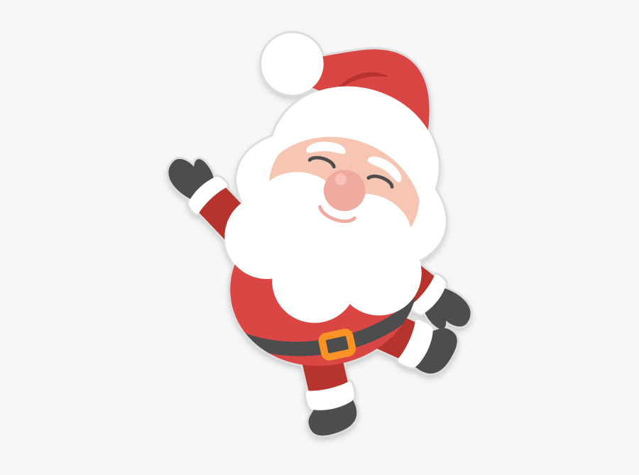 Bashful Santa Claus Animated Stickers Messages Sticker-9 - Καλη Χρονια Ευχεσ 2018, Transparent Clipart
