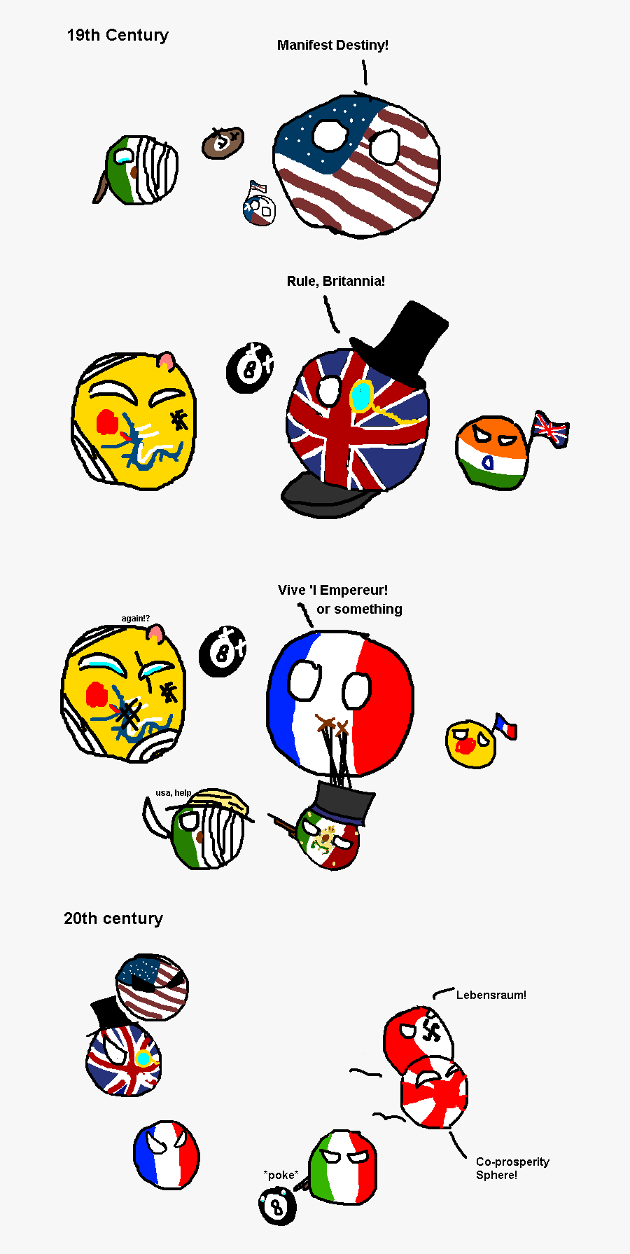 Clip Art Manifest Destiny Meme - Polandball Imperialism, Transparent Clipart